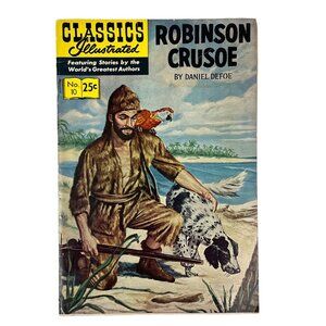 Classics Illustrated Robinson Crusoe No. 10 Summer 1970